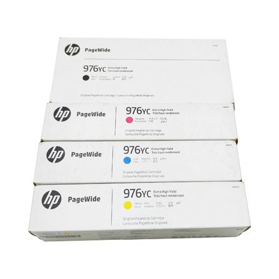 HP 976Y CMYK υψηλής απόδοσης αρχικό πλάτος σελίδας L0S20YC L0S29YC L0S30YC L0S31YC