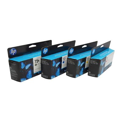 Αρχικό φυσίγγιο μελάνης για HP 72 T770 T790 T795 T610 T620 T1100 T1120 T1200 T1300 T2300 Έξι χρώματα C9370A C9371A C9372A C9373A C9374A C9403A 130ml