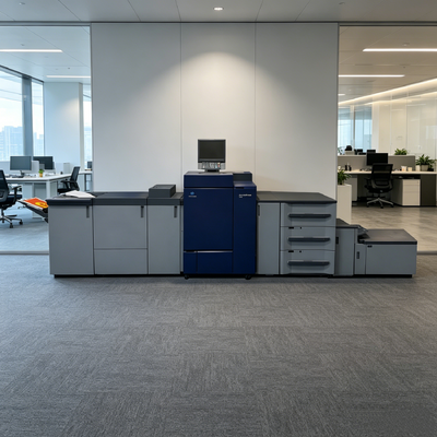 Konica Minolta AccurioPress C6100 Υψηλής Ταχύτητας Πίνας Χρώματος Με 100 ppm, 3600 x 2400 dpi Ανάλυση και 400 g/m2 χωρητικότητα μέσων