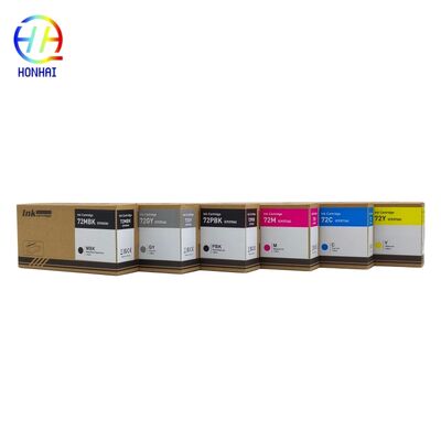 Σετ μελανιών HP 72 6 χρωμάτων συμβατό με DesignJet T610 T770 T1200 για ανθεκτική στην ξεθώριαση εκτύπωση